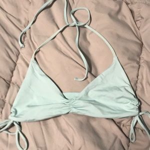Light blue bikini top